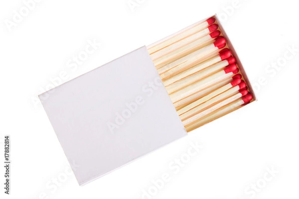Fototapeta czerwone mecze w białym polu na białym tle.