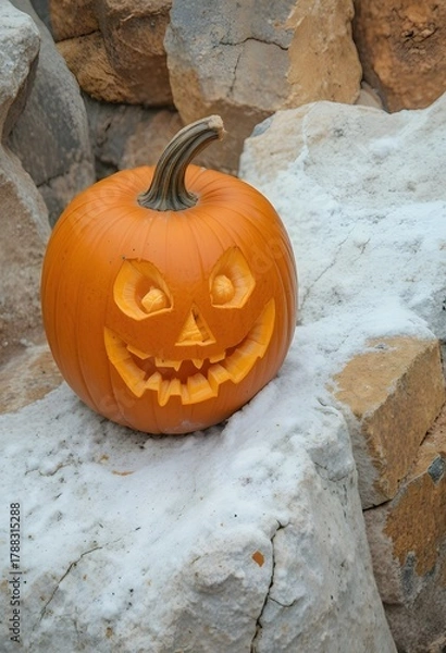 Obraz jack o lantern in the garden