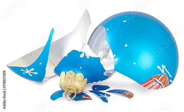 Obraz shattered ball