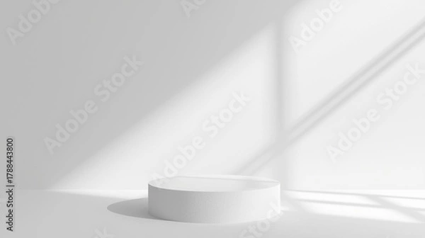 Fototapeta Vertical 9:16 Product Reveal with Smooth Slider Motion, Soft Focus, and Text Overlay Area (Loopable)