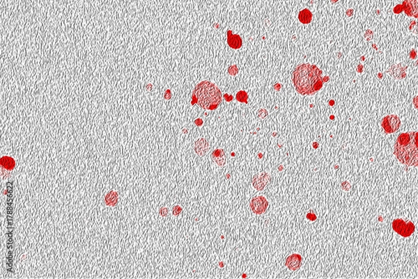 Fototapeta red hearts on the sand