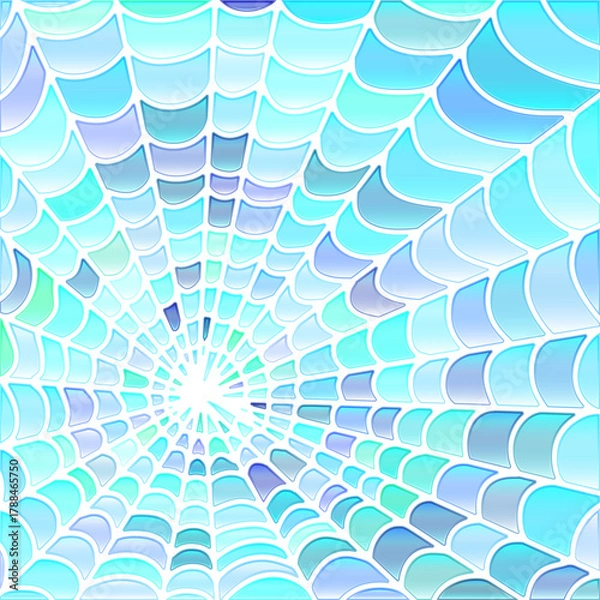 Obraz abstract vector stained-glass mosaic background