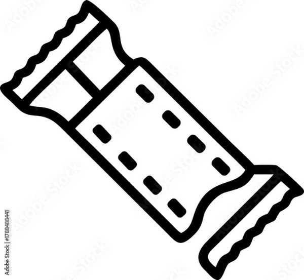 Fototapeta granola bar icon