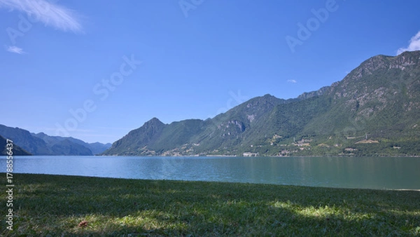 Obraz At the northern end of Lake Idro in Italy.