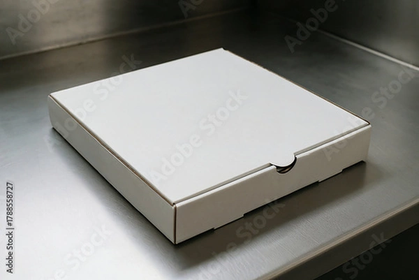 Fototapeta Pizza box mockup design template