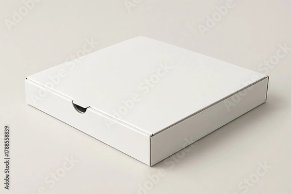 Fototapeta Pizza box mockup design template