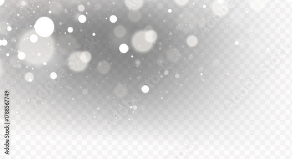 Obraz Shiny bokeh png, abstract flare spark, glitter light sparkling, magical stardust, sparkle shine, vector, dust effect bright glowing, png white glittering confetti.	