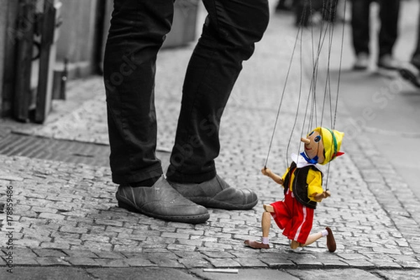 Obraz pinocchio puppet in prague