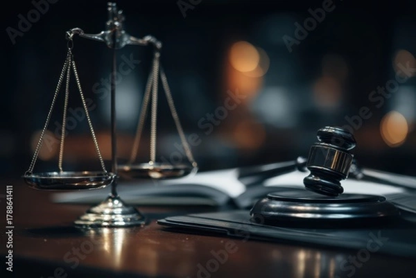 Fototapeta Appellate Court: Justice Document in a Legal Framework, Unfolding the Outcome of Official Lawsuits