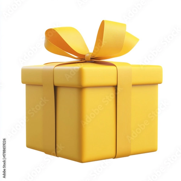 Fototapeta beautiful festive packaging with a bow