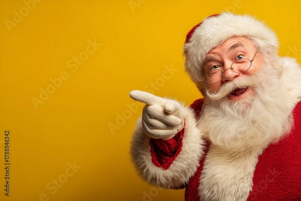 Obraz Santa Pointing Finger