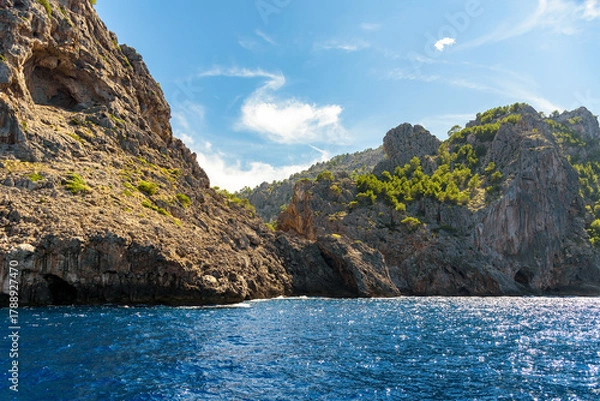 Obraz Coastal view near Sa Calobra, Mallorca