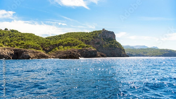 Obraz Sa Foradada cliff and coastline in Mallorca