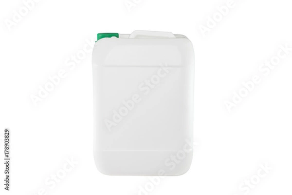 Obraz White plastic container isolated on white background