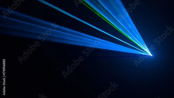 Obraz Disco laser light seen from the side