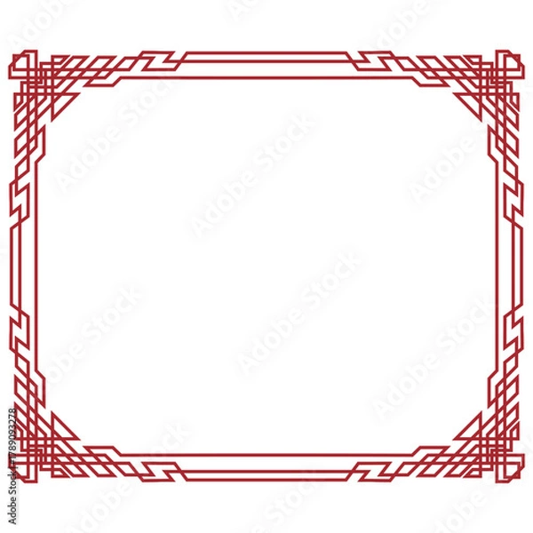 Obraz rectagle border frame.eps