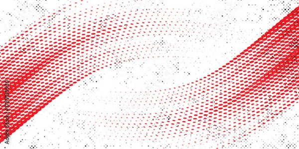 Obraz red white brush pattern car sticker banner abstract sporty lines red white color combination grunge brush pattern racing motorsport design, Eps 10, Modern.