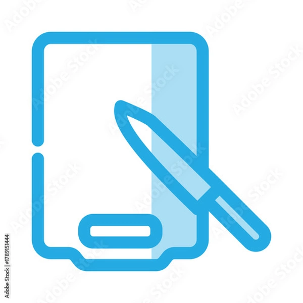 Obraz Cutting board icon design template
