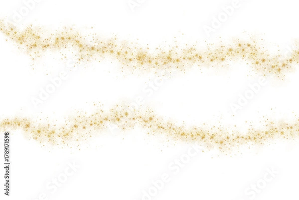 Obraz Gold Gliltter Waves