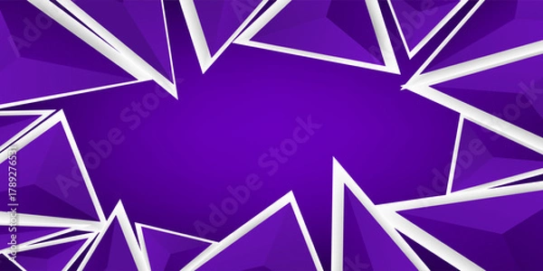 Fototapeta Purple abstract template for card or banner. Used to decorate advertisements, publications, Eps10 vector