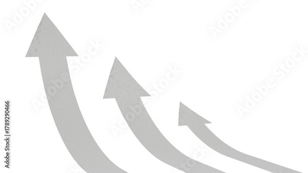 Obraz 3d arrows on transparency background.