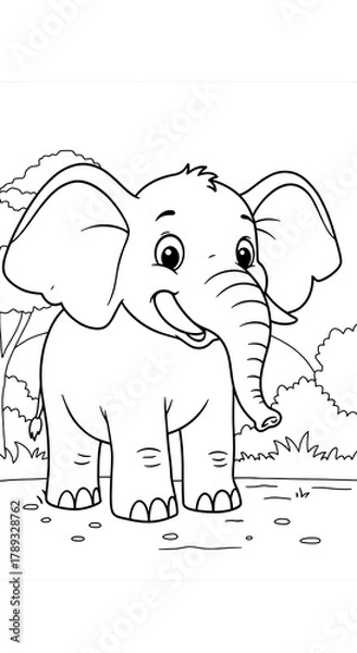 Fototapeta 草原の笑顔