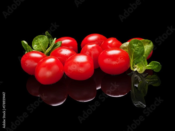 Obraz Bunch of small red tomatoes