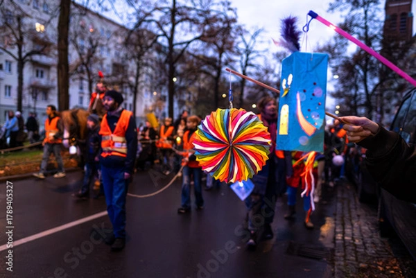 Obraz St. Martin's procession in Berlin