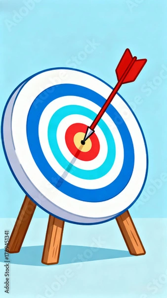 Fototapeta dart on target