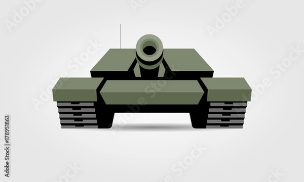 Obraz Tank front view