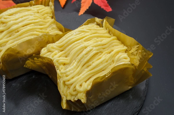 Obraz 秋の味覚はやっぱりモンブラン