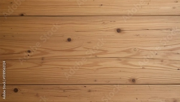 Fototapeta Natural Wood Background with Warm Grain Texture for Rustic, Vintage, and Product Presentation Design Themes