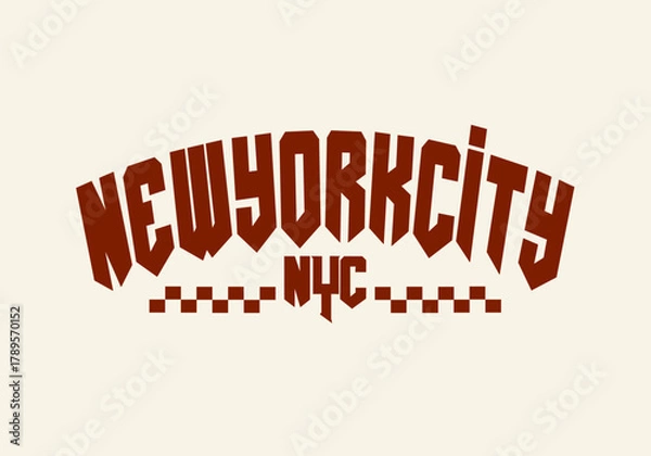 Fototapeta Retro modern typography motivational quote slogan with grunge effect for jersey, t-shirt, or wall art design - Vector