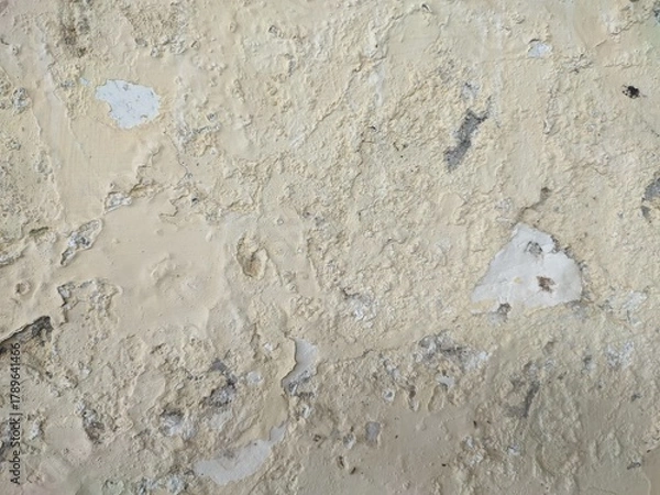 Obraz wall with damage paint