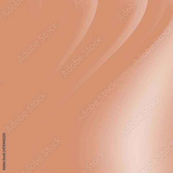Fototapeta Abstract background with wavy pinkish, as if pearlescent, gradient shapes with an empty space for text.