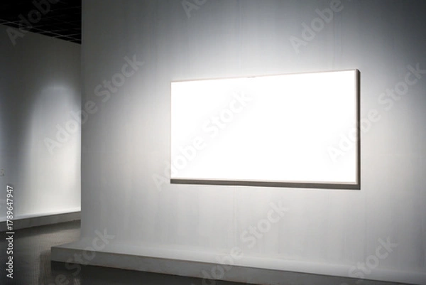 Fototapeta blank frame in gallery