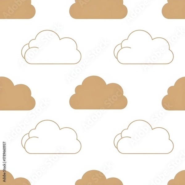 Obraz set of clouds