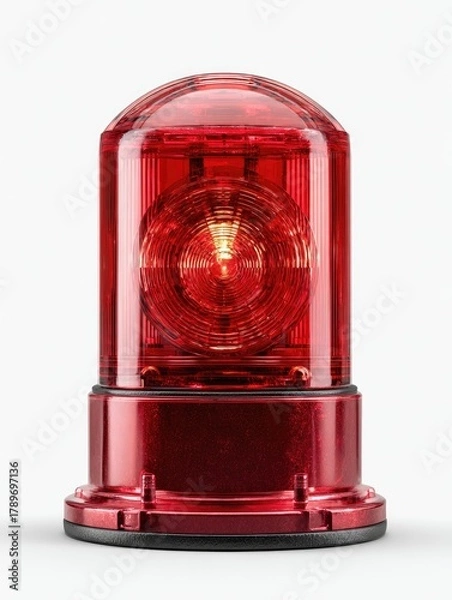 Obraz Red flashing emergency light (1)