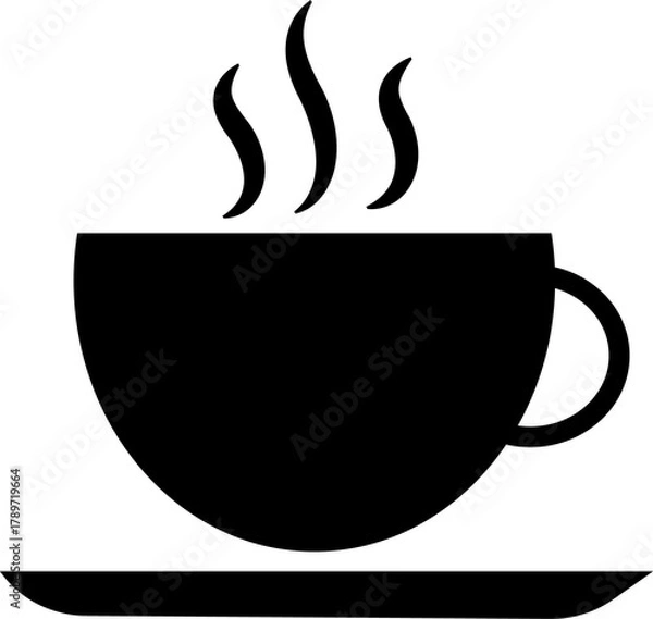 Fototapeta Coffee Cup Vector Icon