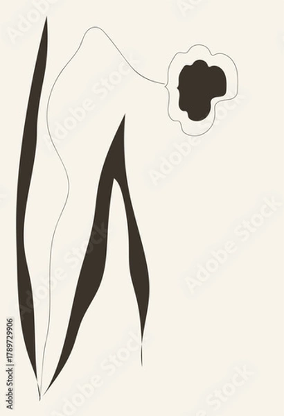 Obraz abstract hand drawn vector illustration