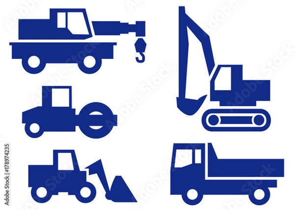 Obraz 工事車両　アイコン