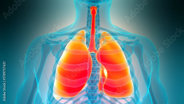 Obraz Human Respiratory System Lungs Anatomy