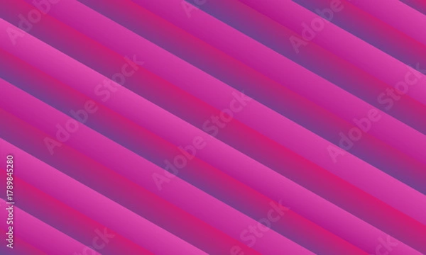 Fototapeta Pink Purple Gradient Striped Background Abstract Color Lines Design