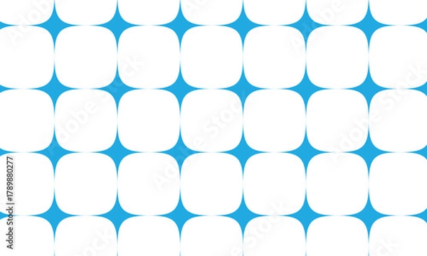 Fototapeta Abstract blue colour squer geometry pattern background suitable for fashion textiles, graphics