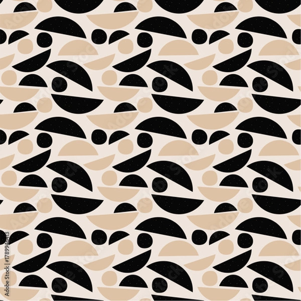 Obraz Seamless vector pattern with a minimalist modern style — clean, stylish, and versatile for backgrounds, wallpapers, or digital designs.