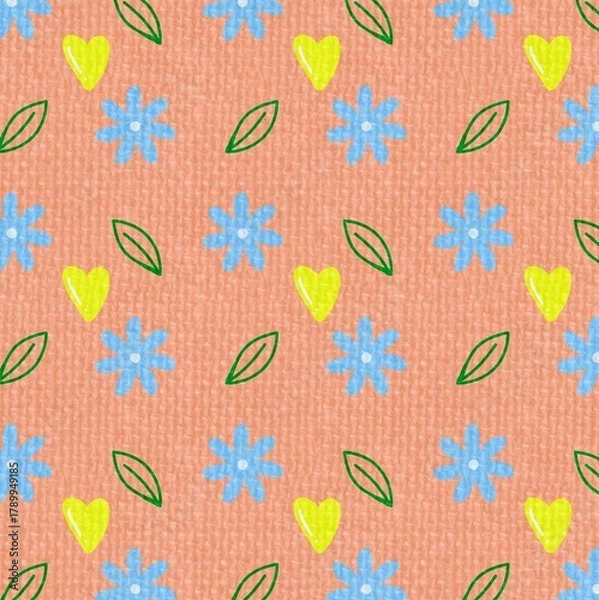 Fototapeta leaf flower background