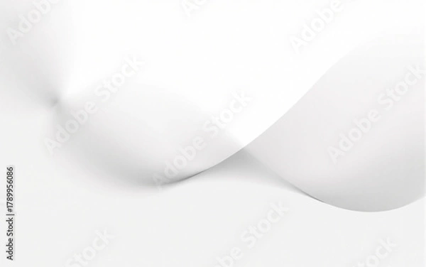 Obraz abstract background with white waves