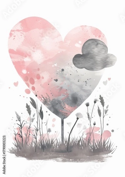 Obraz valentine's card