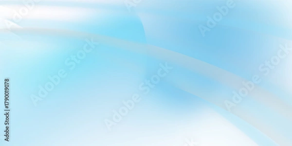 Fototapeta Modern blue wave background design, vector illustration