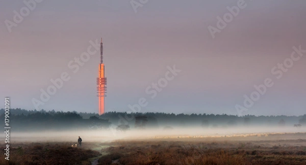 Obraz Tower in the sunrise